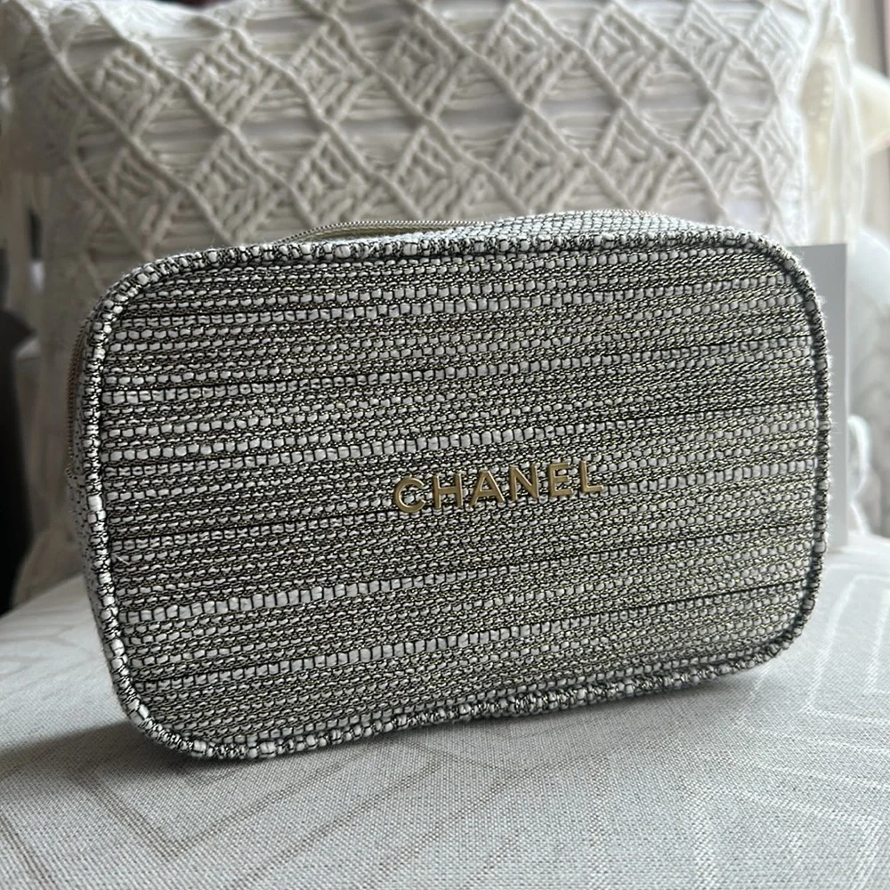Chanel holiday makeup bag only NWOT